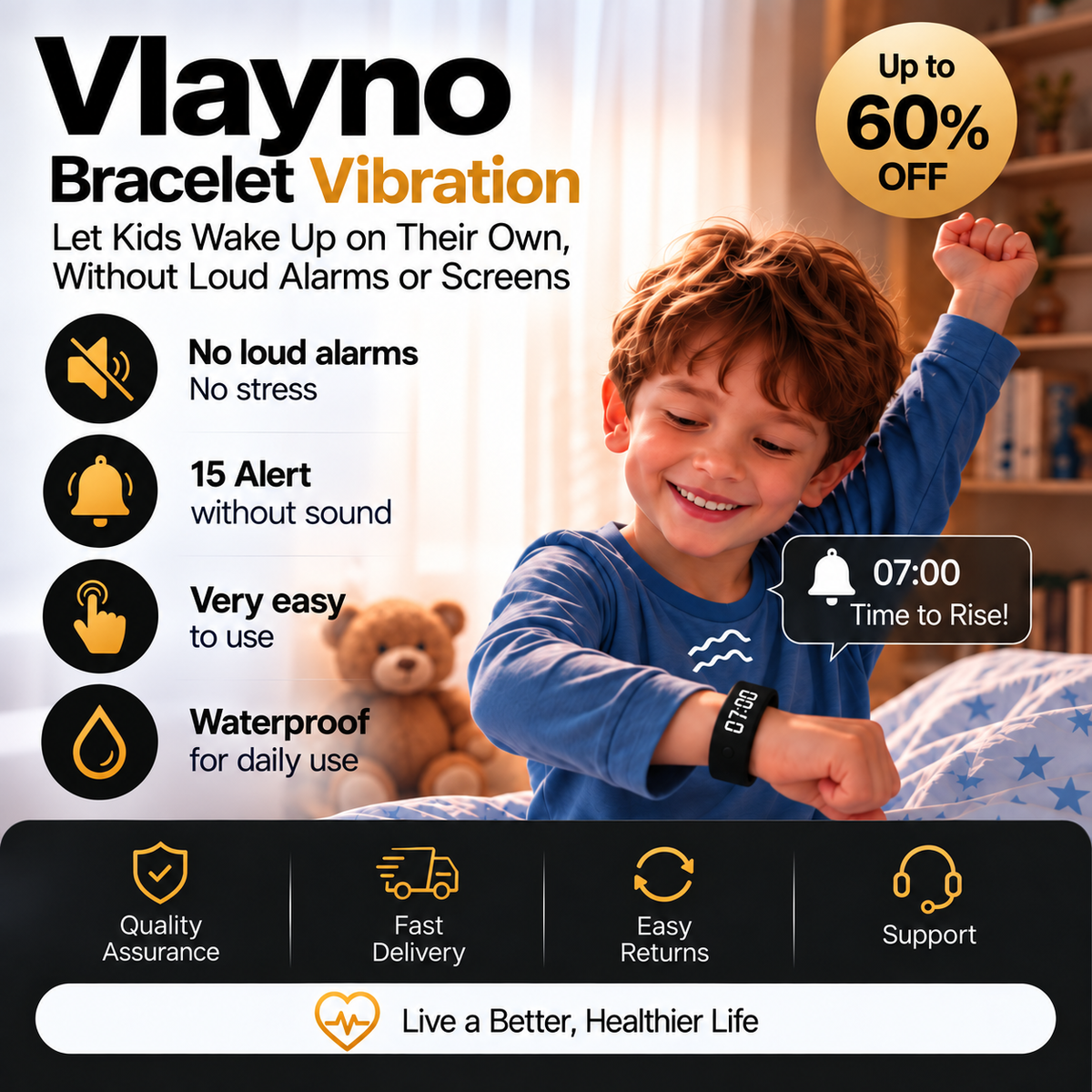 Bracelet vibrant Vlayno